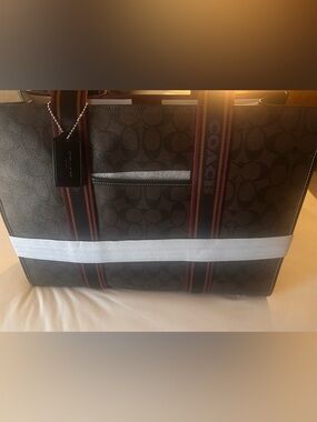 Coach Signature Canvas Tote